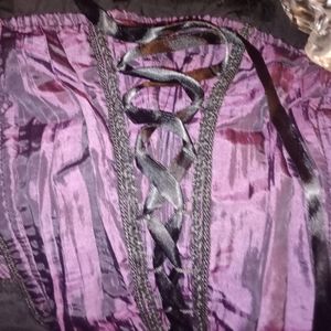 Morbid threads (hot topic) corset like top size1x or xl